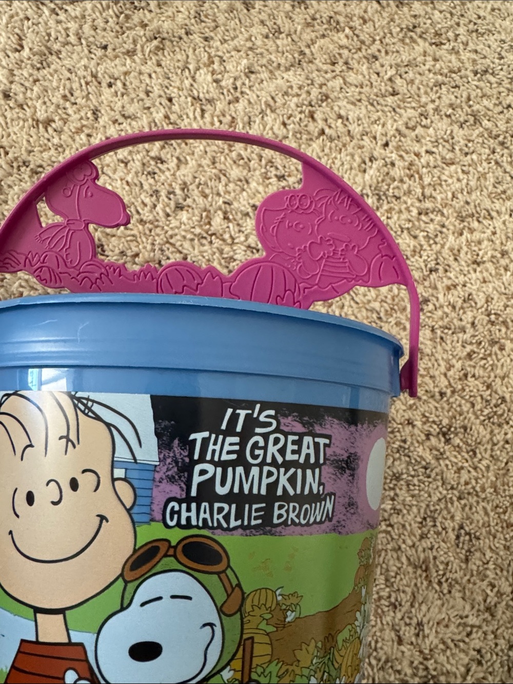 2016 McDonald’s It’s the Great Pumpkin Charlie Brown Bucket 50yrs